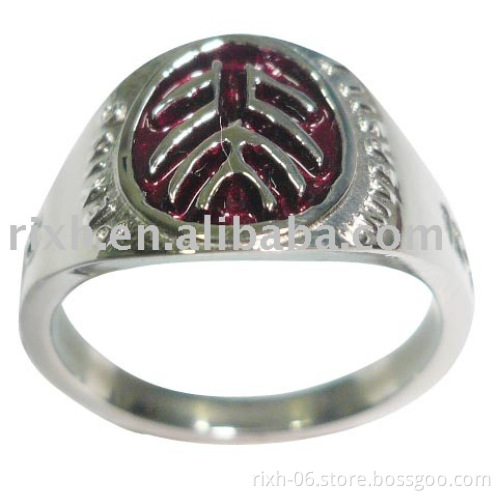 titanium ring for university graduate, titanium jewelry,magnetic titanium ring